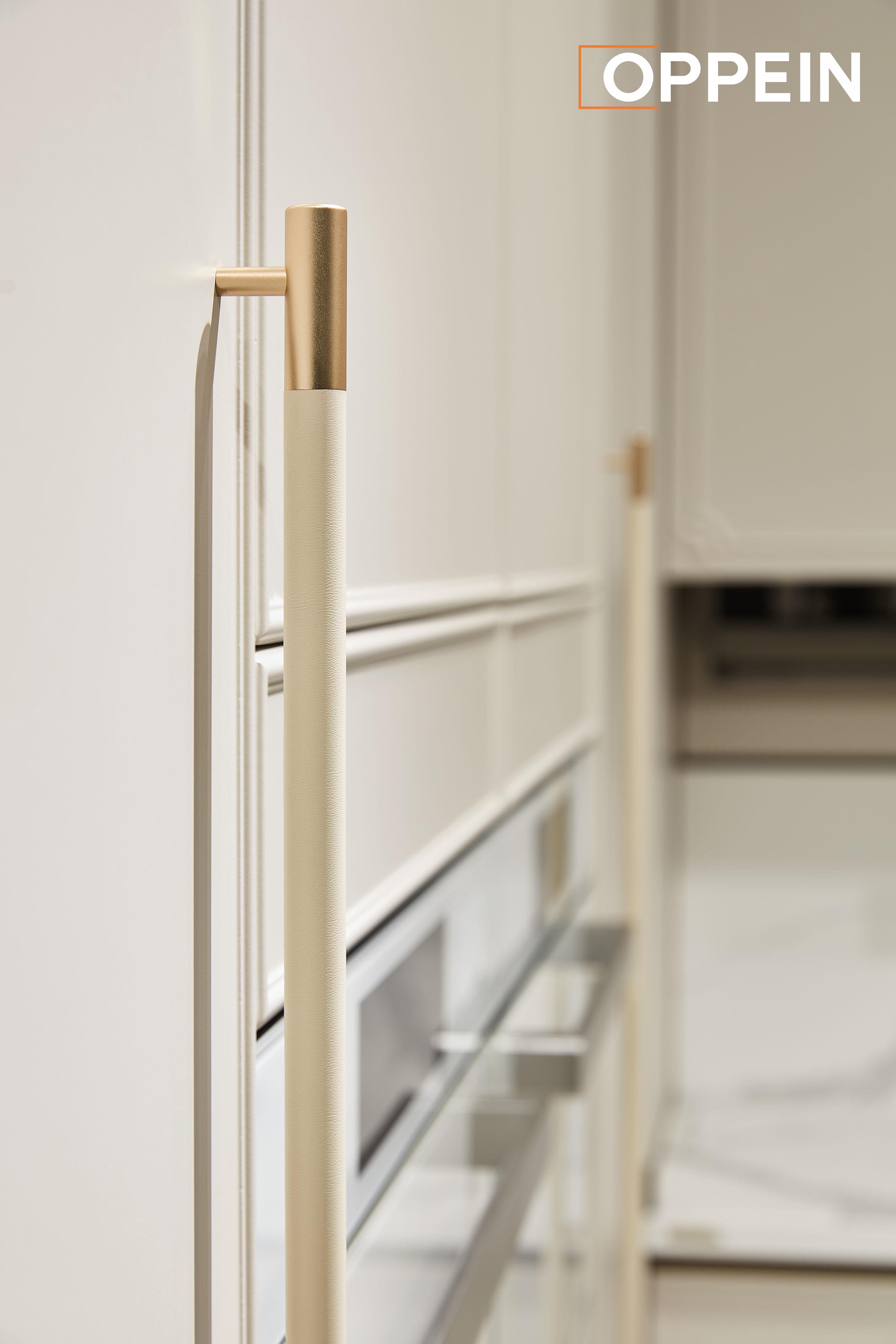 Modern Light Grey French Kitchen Cabinets Design - SICILIAN H by OPPEIN Kenya